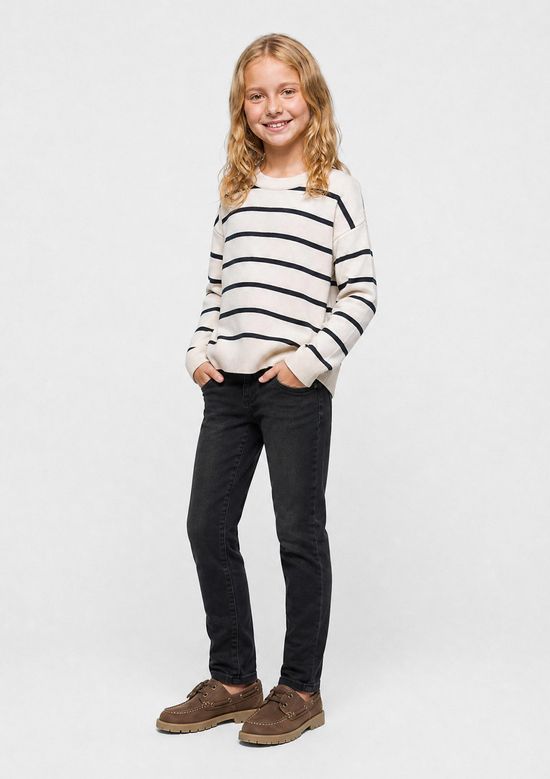 Foto do produto: Calça Jeans Infantil Menina Skinny - Preto