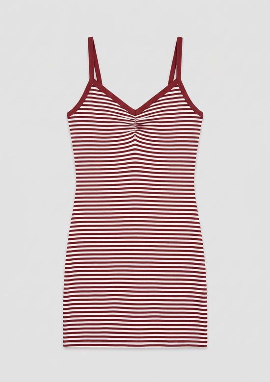 Foto do produto: Vestido Teen Curto Com Franzido - Vinho