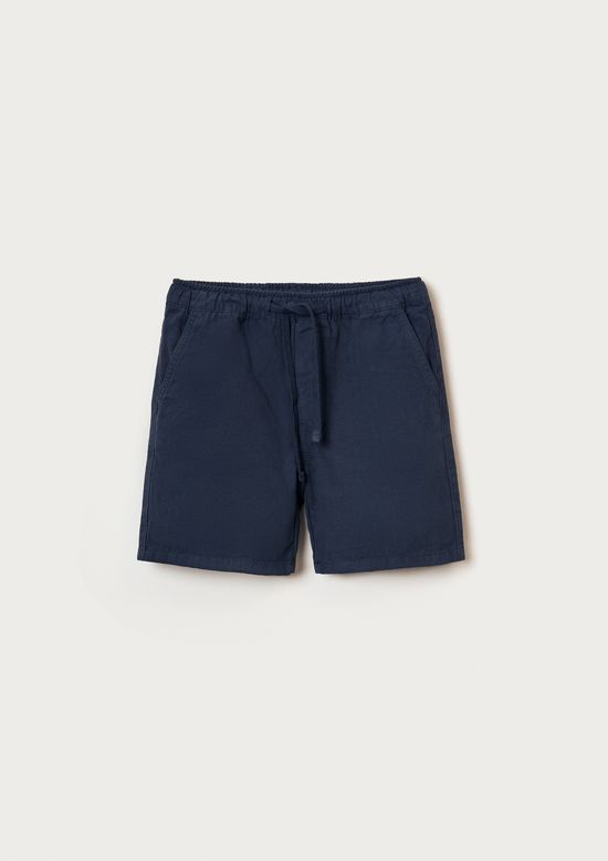 Foto do produto: Shorts Infantil Menino Em Sarja - Azul