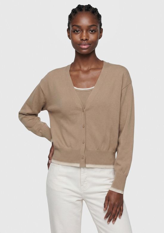 Foto do produto: Cardigan Feminino Em Tricô - Bege
