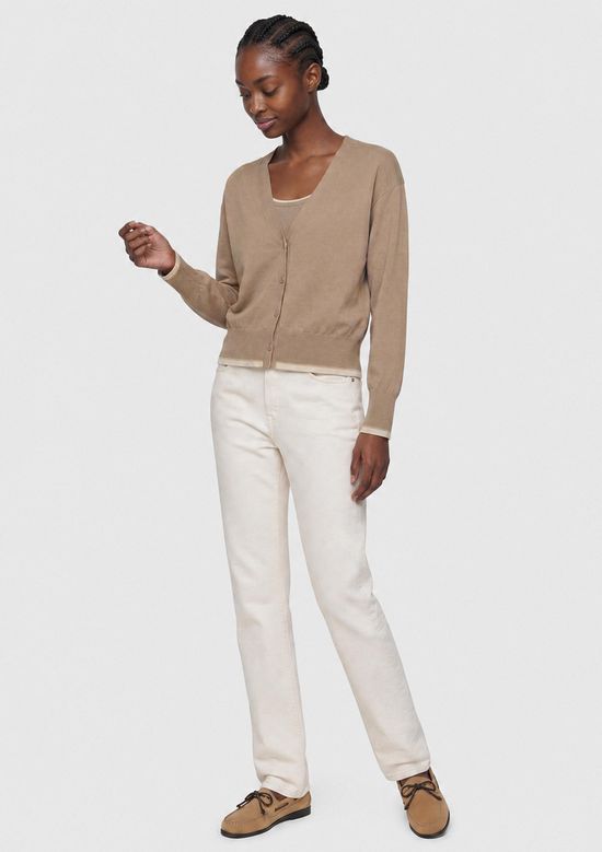 Foto do produto: Cardigan Feminino Em Tricô - Bege