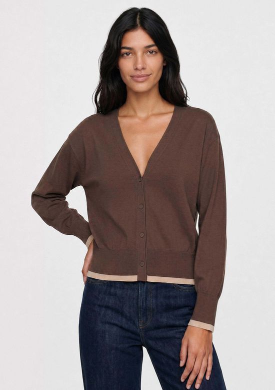 Foto do produto: Cardigan Feminino Em Tricô - Marrom