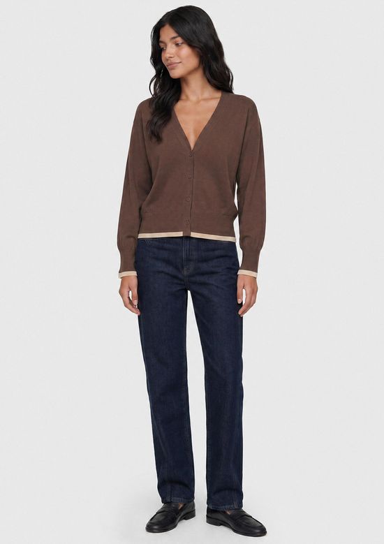 Foto do produto: Cardigan Feminino Em Tricô - Marrom