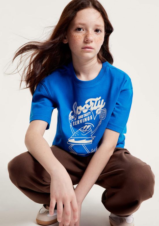 Foto do produto: Camiseta Infantil Menino Estampada - Azul
