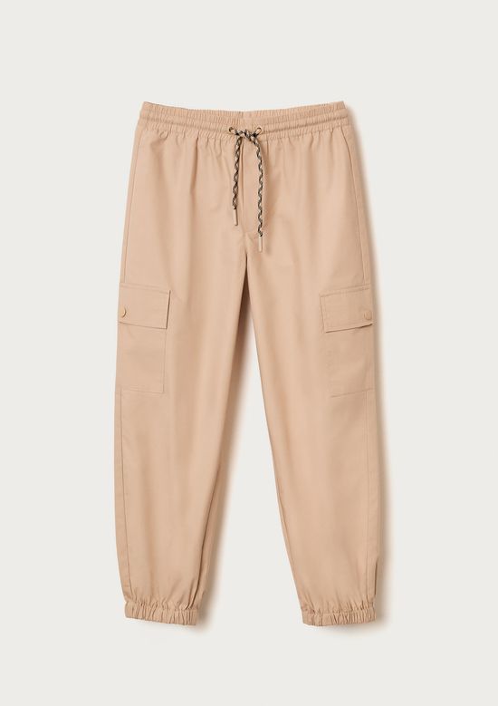Foto do produto: Calça Infantil Menino Jogger Cargo - Bege