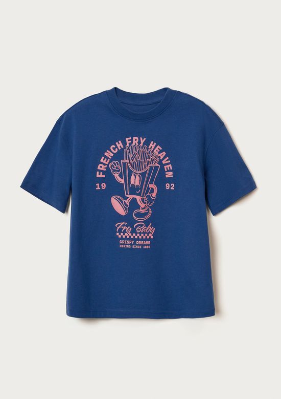 Foto do produto: Camiseta Infantil Unissex Estampada - Azul