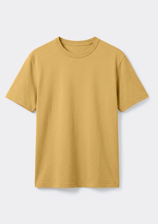 Foto do produto: Camiseta Básica Unissex Manga Curta Regular World - Amarelo