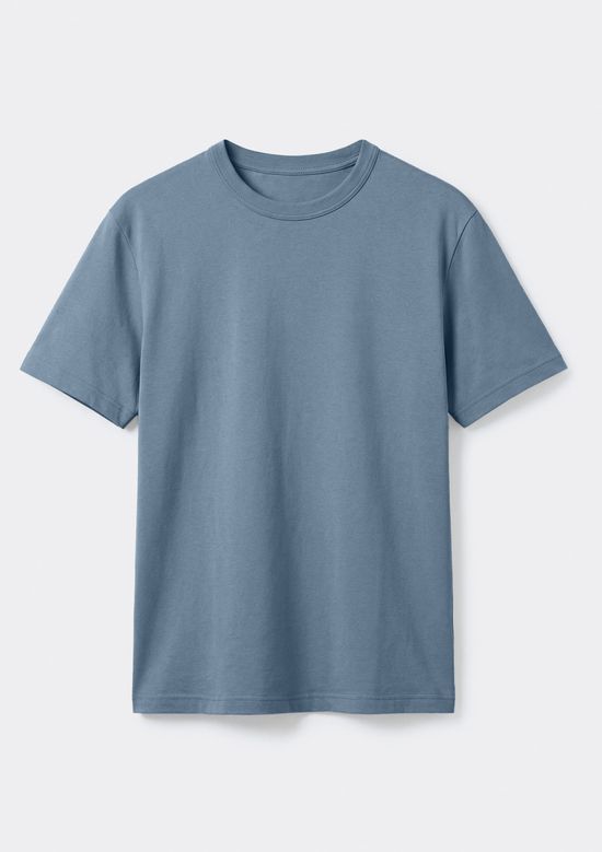 Foto do produto: Camiseta Básica Unissex Manga Curta Regular World - Azul