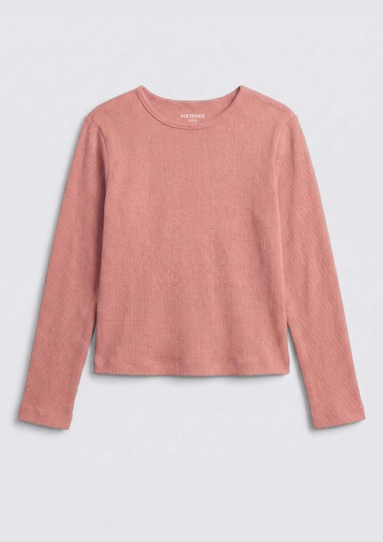 Foto do produto: Blusa Manga Longa Infantil Menina Em Ribana - Rosa