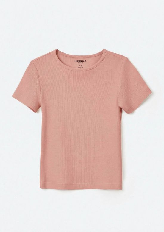 Foto do produto: Blusa Manga Curta Infantil Menina Em Ribana - Rosa