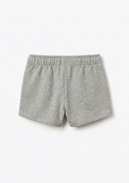 Foto do produto: Shorts Infantil Menina Runner Em Moletinho - Cinza