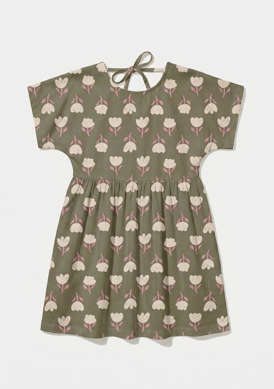 Foto do produto: Vestido Infantil Curto Estampado - Verde