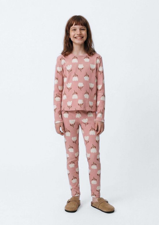 Foto do produto: Calça Legging Infantil Menina Estampada - Rosa