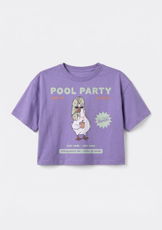 Foto do produto: Blusa Infantil Menina Super Cotton Estampada - Lilás