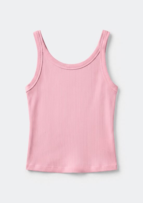 Foto do produto: Regata Básica Feminina Slim Rib - Rosa