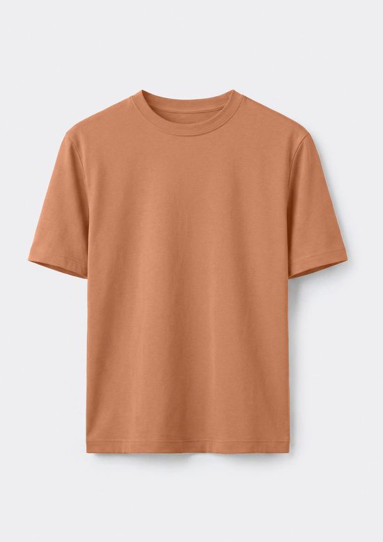 Foto do produto: Camiseta Básica Masculina Comfort Super Cotton - Laranja