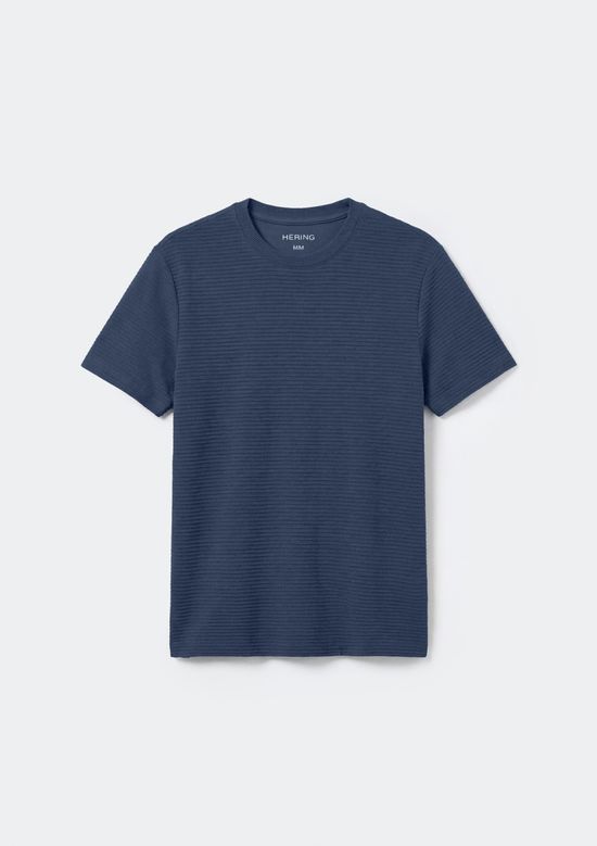 Foto do produto: Camiseta Masculina Texturizada Regular - Azul