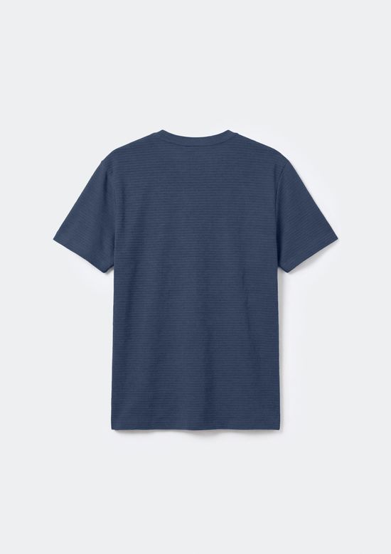 Foto do produto: Camiseta Masculina Texturizada Regular - Azul