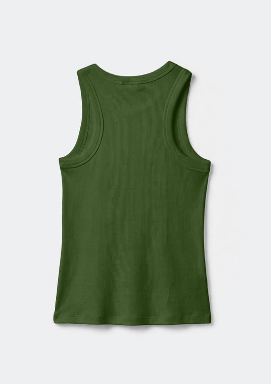 Foto do produto: Regata Básica Feminina Slim Neck - Verde