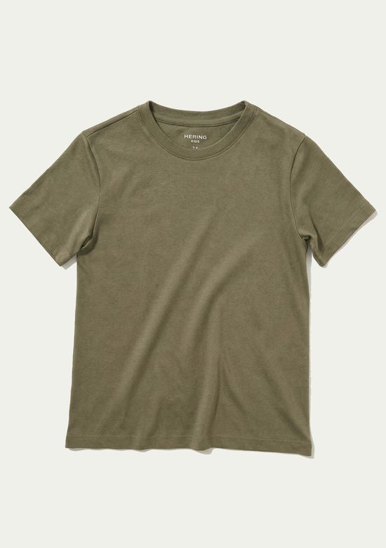 Foto do produto: Camiseta Básica Infantil Menino Manga Curta Slim - Verde