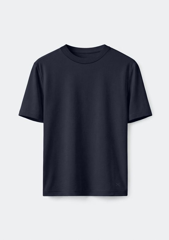 Foto do produto: Camiseta Feminina Slim Em Algodão - Azul