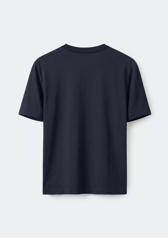 Foto do produto: Camiseta Feminina Slim Em Algodão - Azul