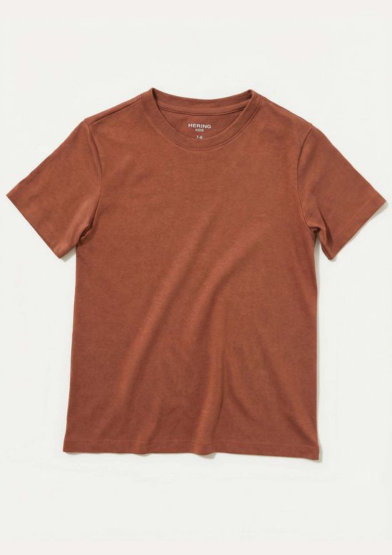 Foto do produto: Camiseta Básica Infantil Menino Manga Curta Slim - Laranja