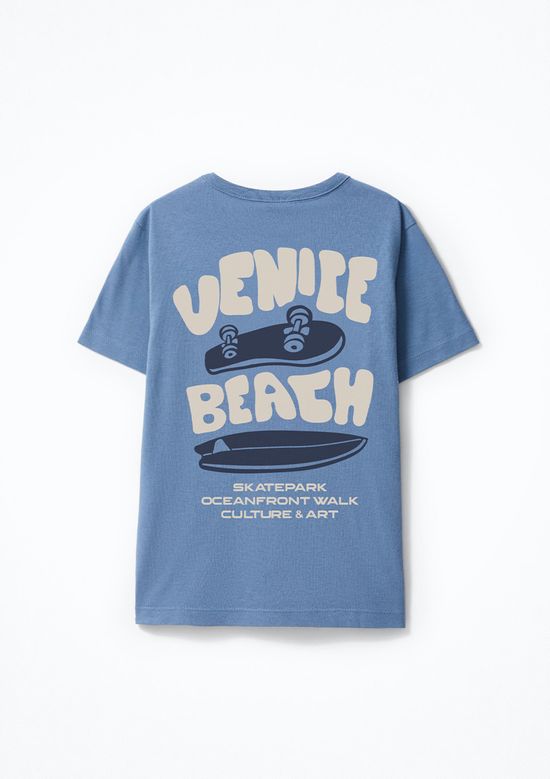 Foto do produto: Camiseta Infantil Menino Regular Estampada - Azul