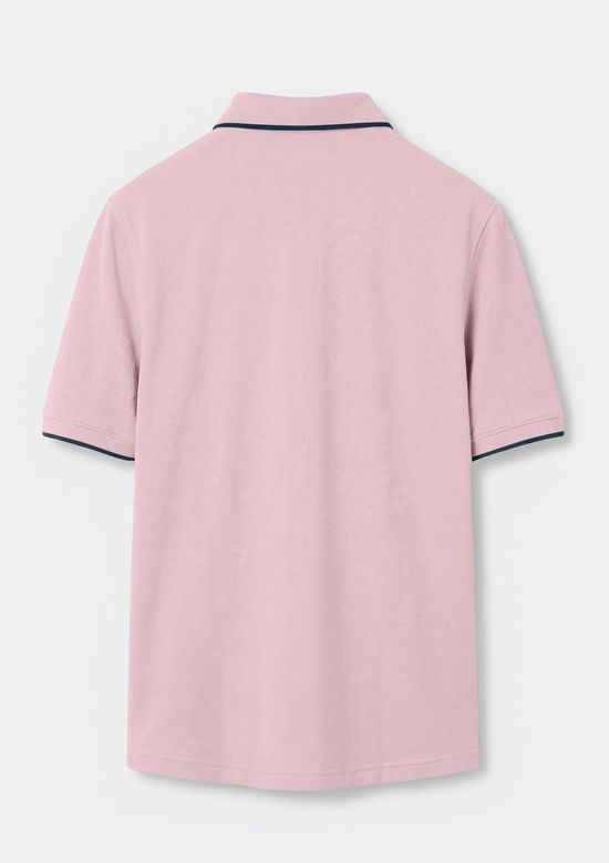 Foto do produto: Camisa Polo Básica Masculina Em Piquet Com Bordado - Rosa
