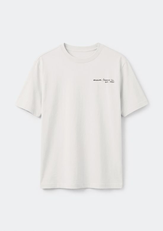 Foto do produto: Camiseta Masculina Manga Curta Com Estampa - Off white
