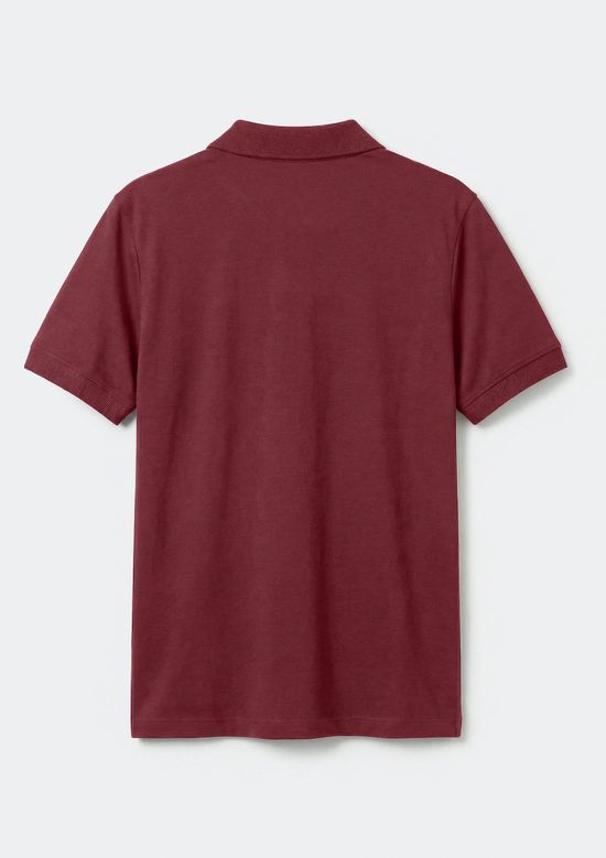 Foto do produto: Camisa Polo Básica Masculina Manga Curta Em Piquet - Vermelho
