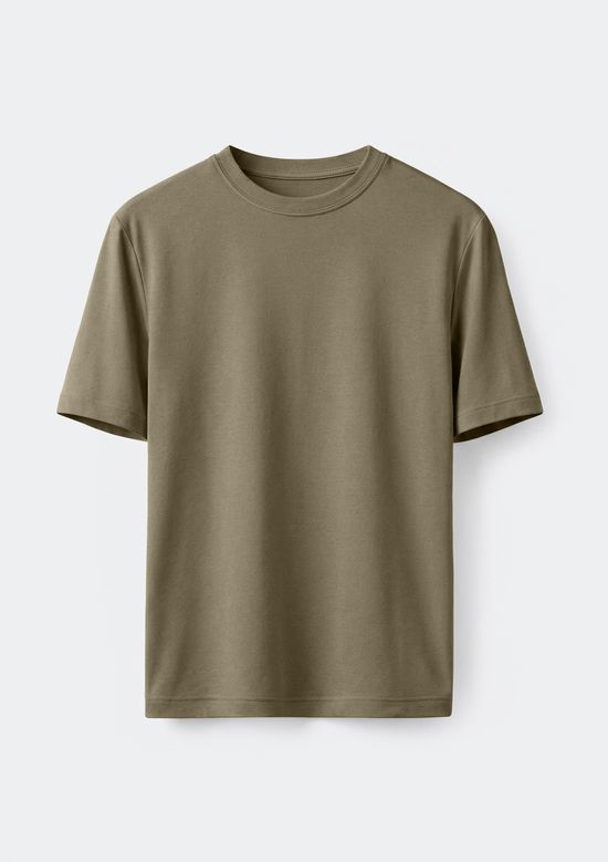 Foto do produto: Camiseta Básica Masculina Manga Curta Slim - Verde