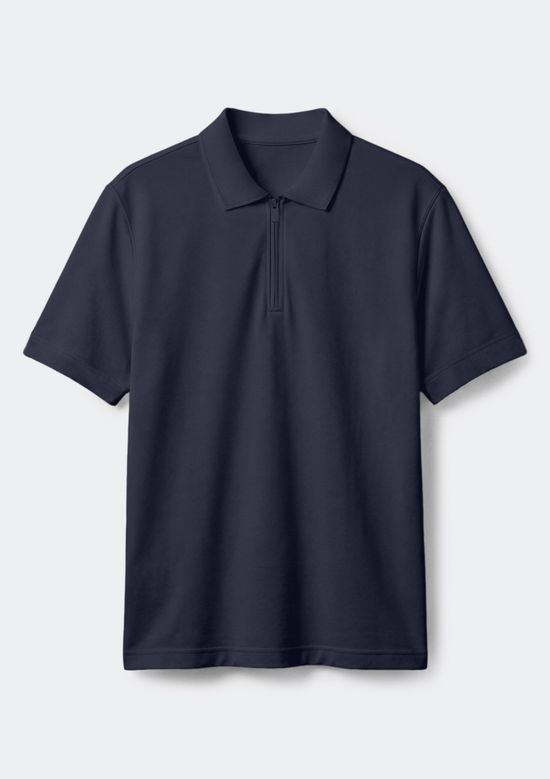 Foto do produto: Camisa Polo Masculina Em Malha Tech - Azul