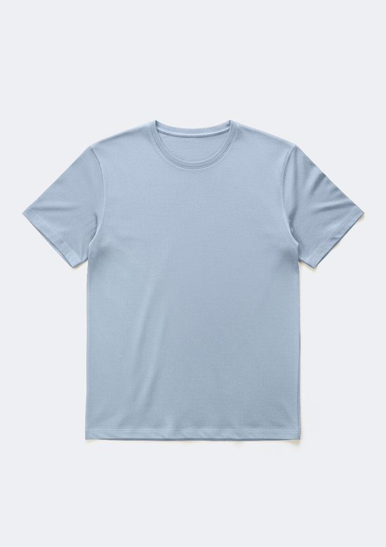 Foto do produto: Camiseta Básica Masculina Manga Curta Pima - Azul