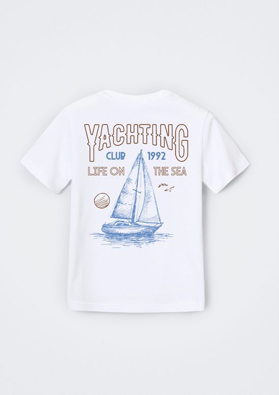 Foto do produto: Camiseta Infantil Menino Regular Estampada - Branco