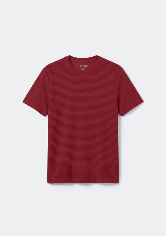 Foto do produto: Camiseta Masculina Texturizada Regular - Vermelho