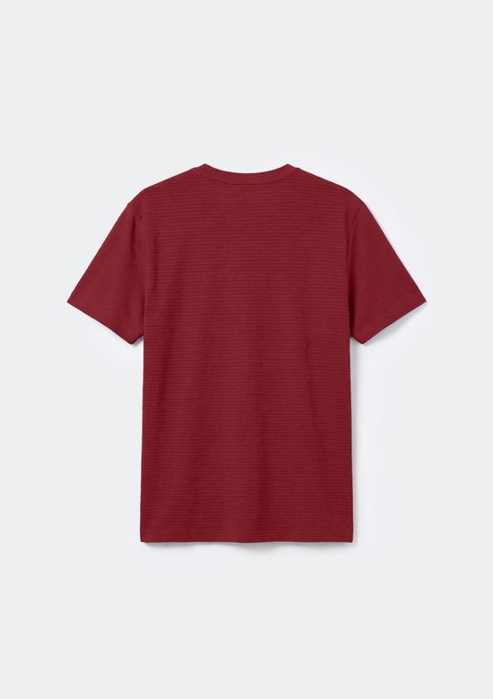Foto do produto: Camiseta Masculina Texturizada Regular - Vermelho