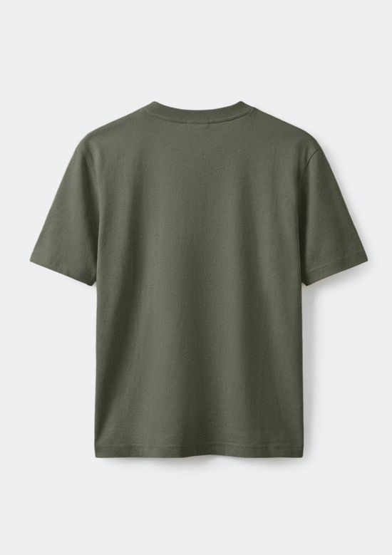 Foto do produto: Camiseta Básica Henley Masculina Regular Texturizada - Verde