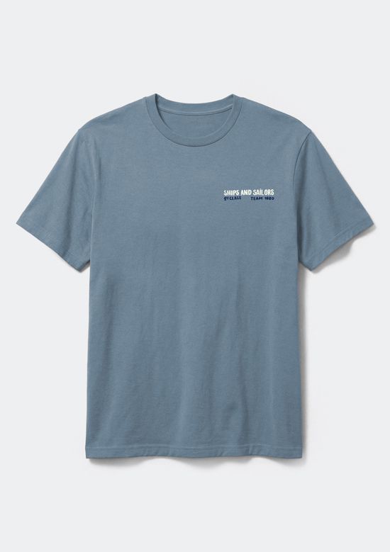Foto do produto: Camiseta Masculina Manga Curta Com Estampa - Azul