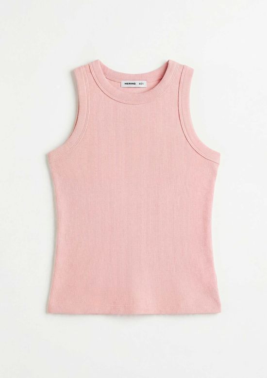 Foto do produto: Regata Básica Feminina Slim Neck - Rosa