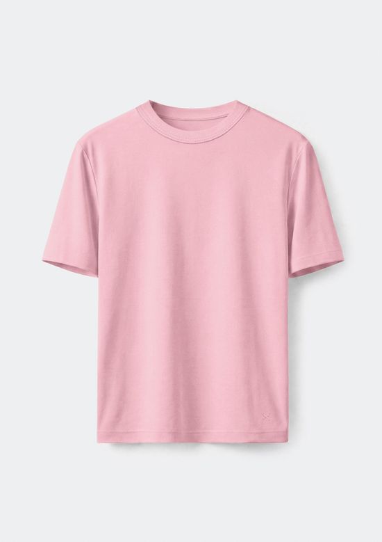Foto do produto: Camiseta Feminina Slim Em Algodão - Rosa