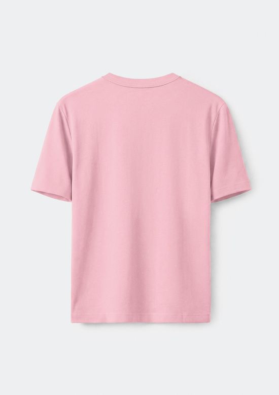 Foto do produto: Camiseta Feminina Slim Em Algodão - Rosa