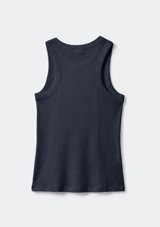Foto do produto: Regata Básica Feminina Slim Neck - Azul