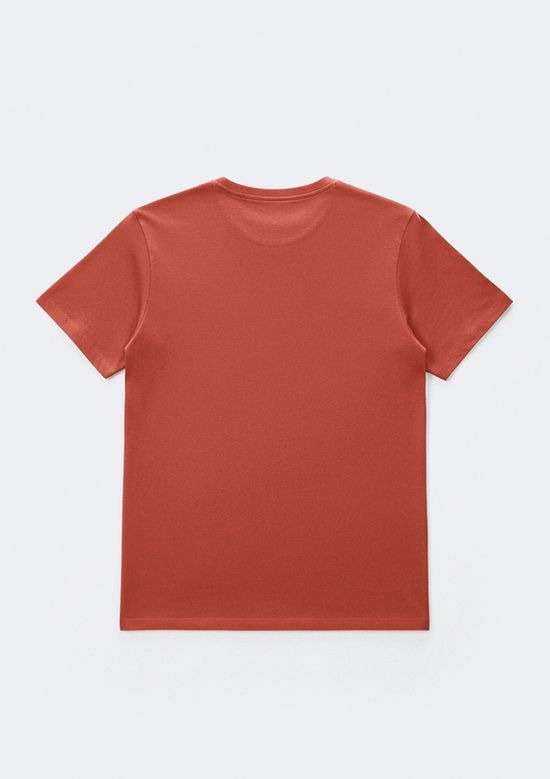 Foto do produto: Camiseta Básica Masculina Manga Curta Pima - Laranja