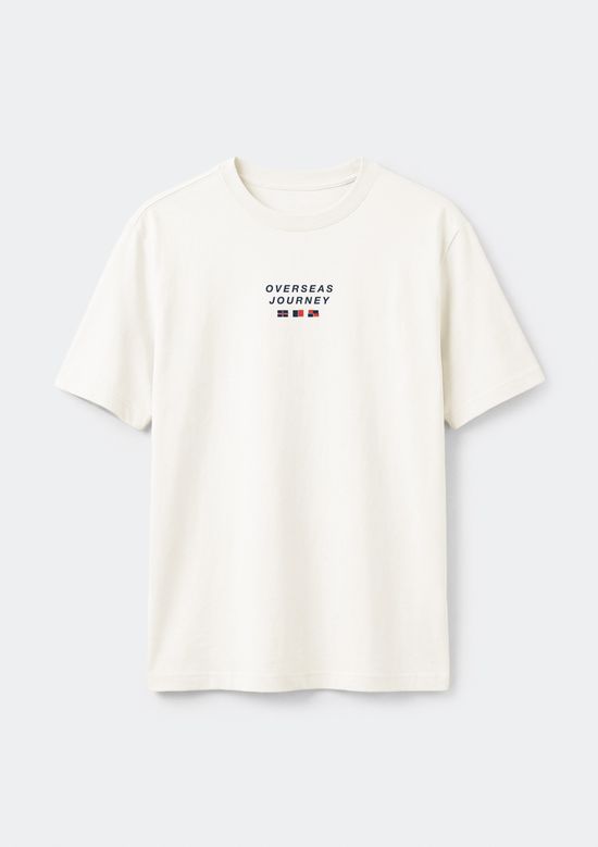 Foto do produto: Camiseta Masculina Manga Curta Com Estampa - Off white