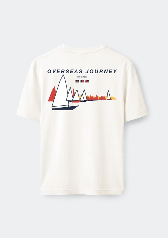 Foto do produto: Camiseta Masculina Manga Curta Com Estampa - Off white