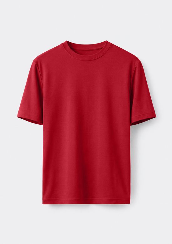 Foto do produto: Camiseta Básica Unissex Manga Curta Regular World - Vermelho