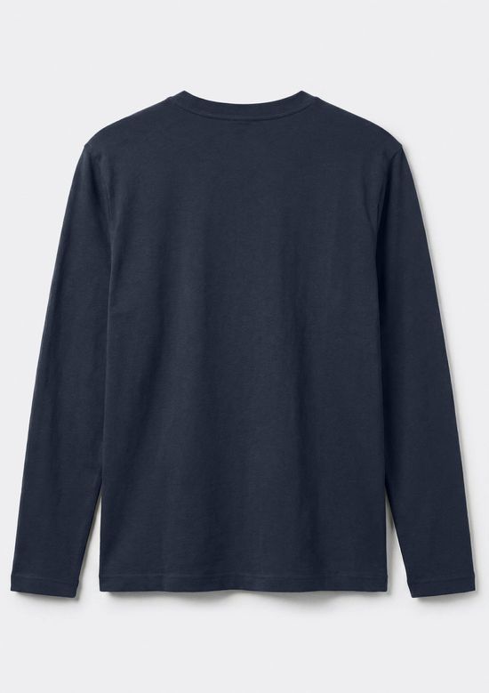 Foto do produto: Camiseta Básica Masculina Manga Longa Regular World - Azul