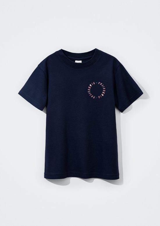 Foto do produto: Camiseta Infantil Menino Regular Estampada - Azul