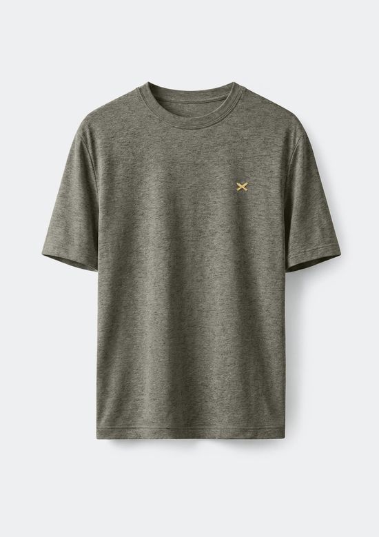 Foto do produto: Camiseta Básica Masculina World Com Bordado - Verde